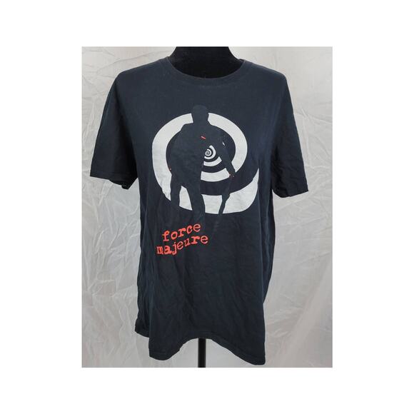 Eddie Izzard Force Majeure Tour Black Graphic Tee Men's - Picture 1 of 4
